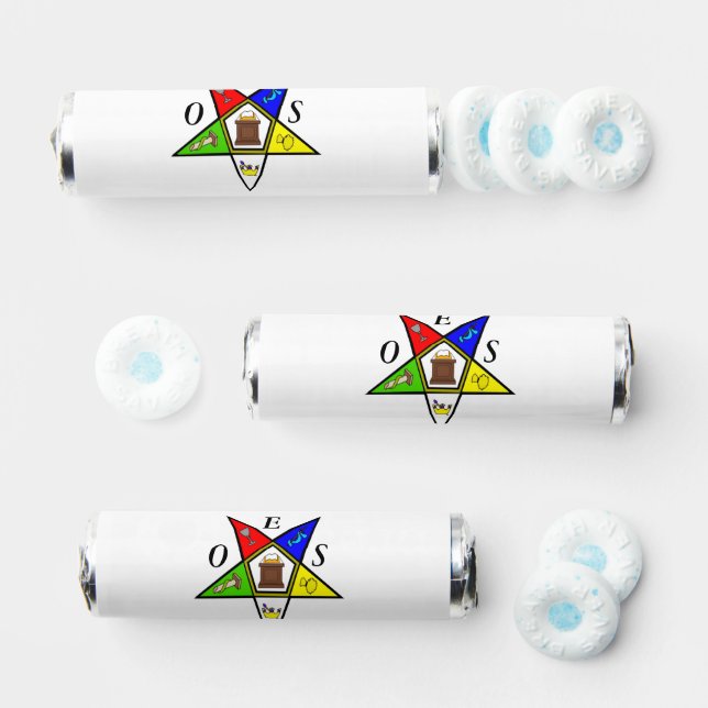 OES Eastern Star Sister Masonry Order Breath Savers® Mints (Assorted)