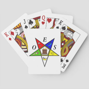 OES Eastern Star Sister Masonry Order Poker Cards