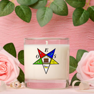 OES Eastern Star Sister Masonry Order Scented Candle