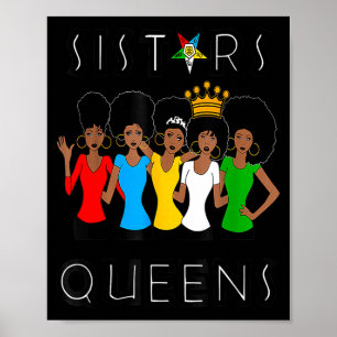 Oes fatal sistars queens ladies eastern star poster