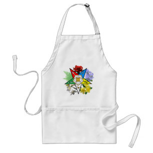 OES Floral Emblem Apron