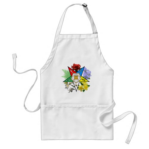 OES Floral Emblem Apron