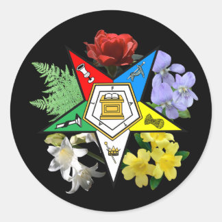 OES Floral Emblem sticker