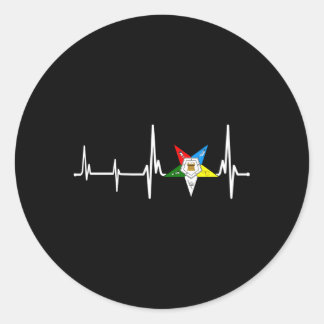 Oes Hebeat Star Order Of The Eastern Star Mother'S Classic Round Sticker