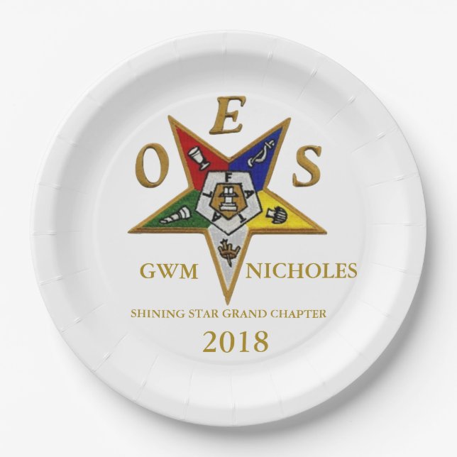 OES LARGE PAPER PLATES (Front)