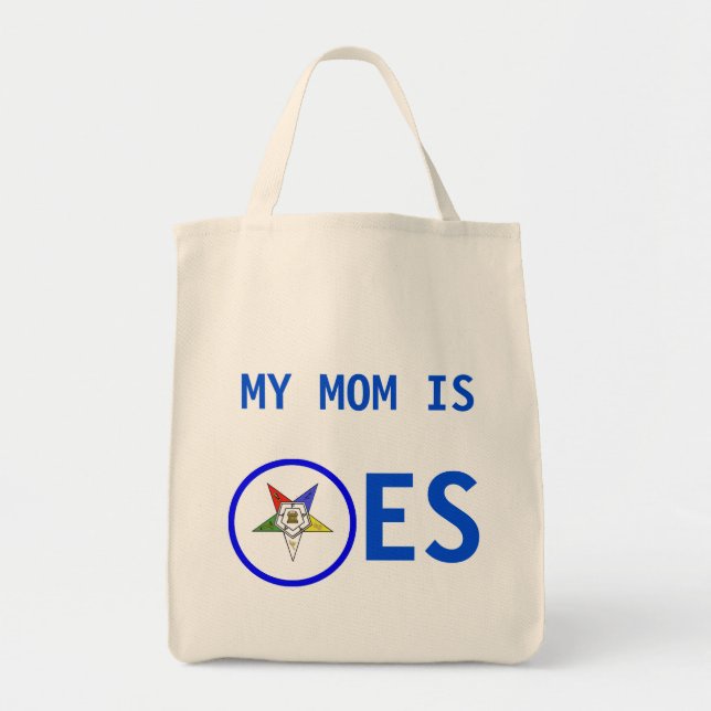 OES MY MOM IS TOTE BAG (Front)