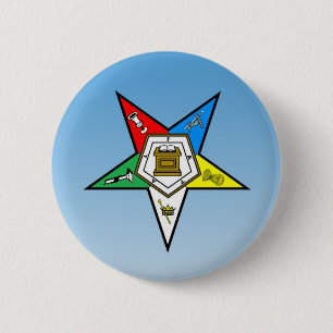 OES Order of the Eastern Star Blue Button