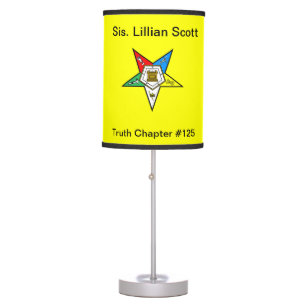 OES Order of the Eastern Star Lamp
