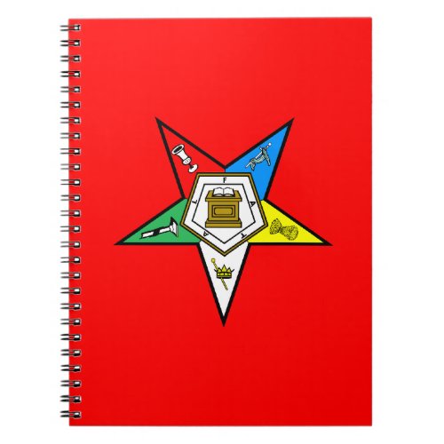 OES Order of the Eastern Star Notebook