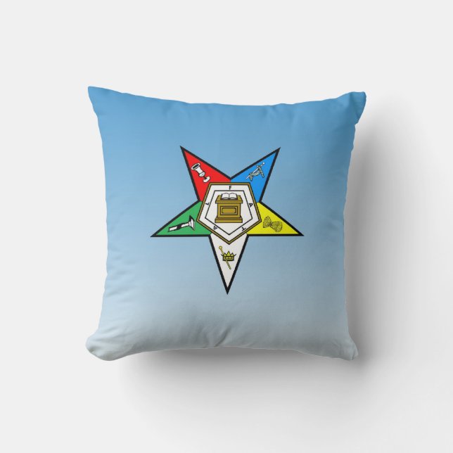 OES Order of the Eastern Star Pillow (Front)