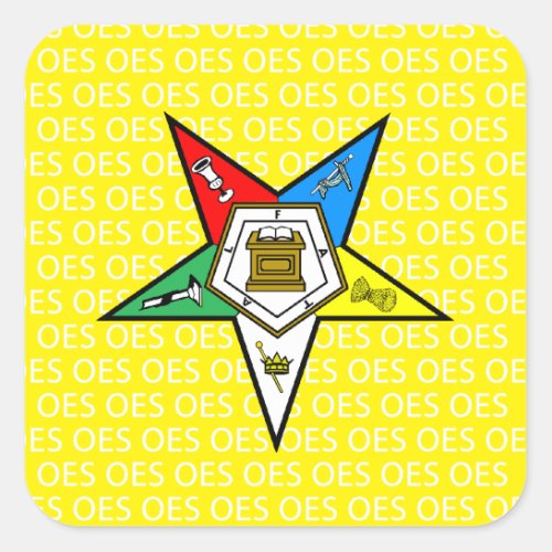 OES Order of the Eastern Star Sticker