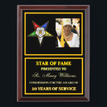 OES Photo Star of fame Award Plaque<br><div class="desc">OES Photo Star of fame Award Plaque</div>
