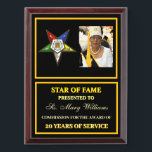 OES Photo Star of fame Award Plaque<br><div class="desc">OES Photo Star of fame Award Plaque</div>