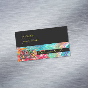 OES SISTAR BUSINESS CARD MAGNET