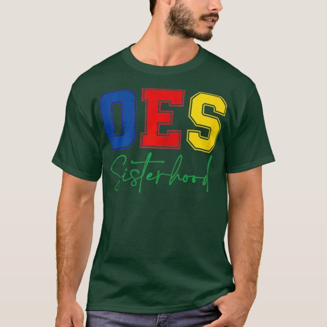 OES Sisterhood Order of the Eastern Star Parents T-Shirt (Front)