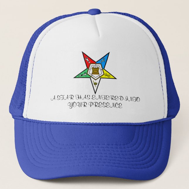 OES STAR HAT... TRUCKER HAT (Front)