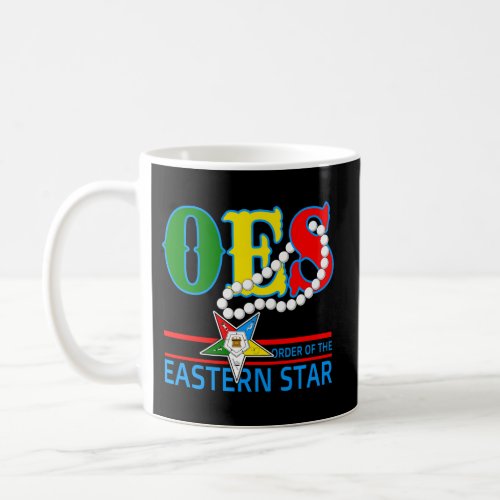 Oes Star Necklace Order Of The Eastern Star Mother Coffee Mug