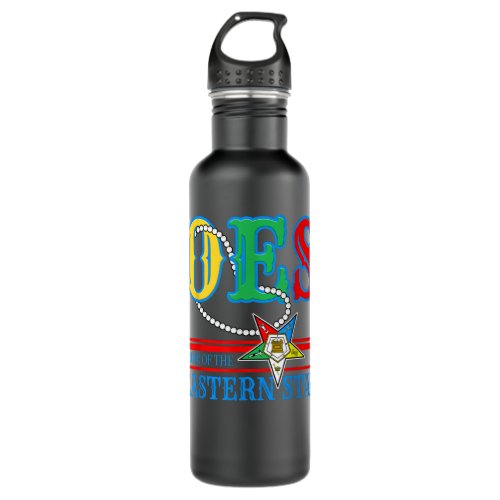 OES Star Necklace Order of the Eastern Star Mother Stainless Steel Water Bottle
