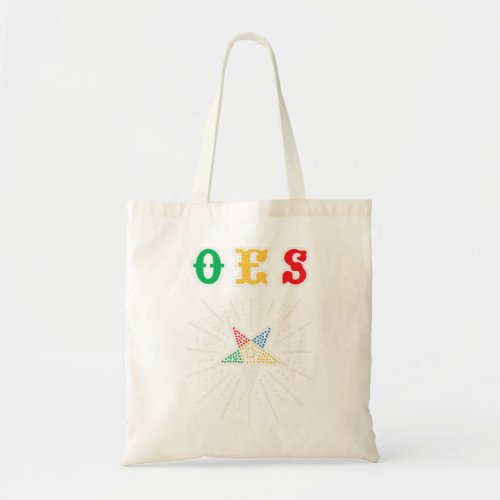 OES Star Shining Order of the Eastern Star Parents Tote Bag