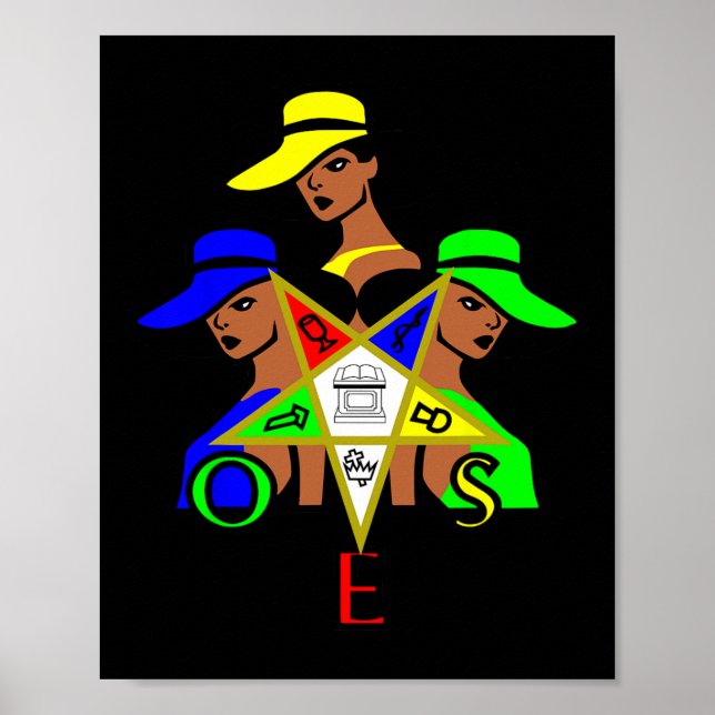 Oes Star Sisters Order The Eastern Star Juneteenth Poster (Front)
