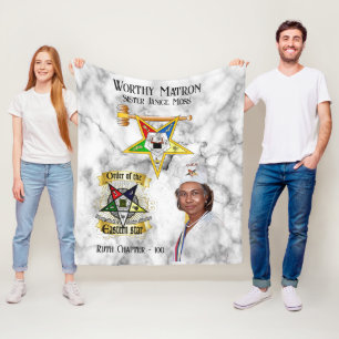 OES Worthy Matron Fleece Blanket