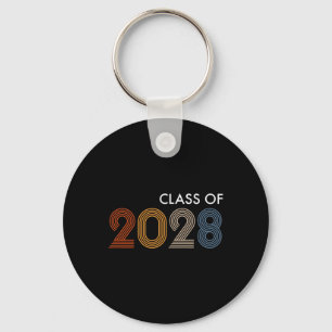 Of 2028 College University High School Future Grad Keychain