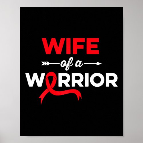 Of A Blood Cancer Warrior Family Blood Cancer Awar Poster