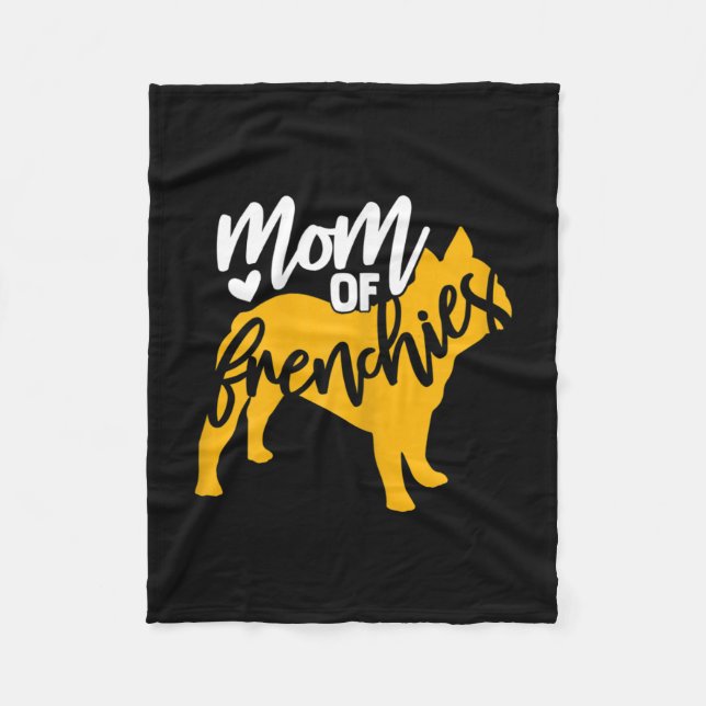 Of A French Bulldog 1  Fleece Blanket (Front)