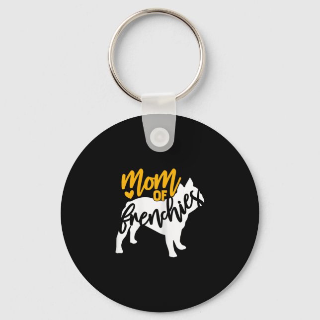 Of A French Bulldog  Keychain (Front)