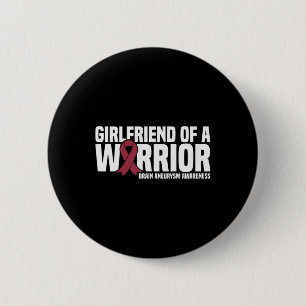 Of A Warrior Brain Aneurysm Awareness Button