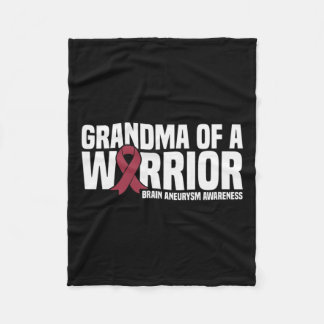 Of A Warrior Brain Aneurysm Awareness  Fleece Blanket