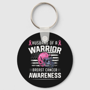 Of A Warrior Breast Cancer Awareness Football Keychain