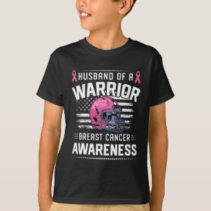 Of A Warrior Breast Cancer Awareness Football T-Shirt