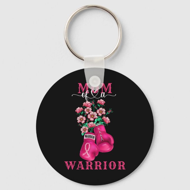 Of A Warrior Breast Cancer Awareness Support Squad Keychain (Front)