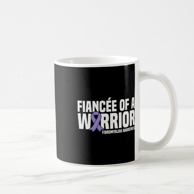 Of A Warrior Fibromyalgia Awareness  Coffee Mug (Right)