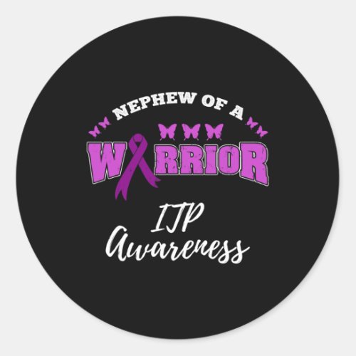 Of A Warrior Itpawareness Itp Warrior  Classic Round Sticker