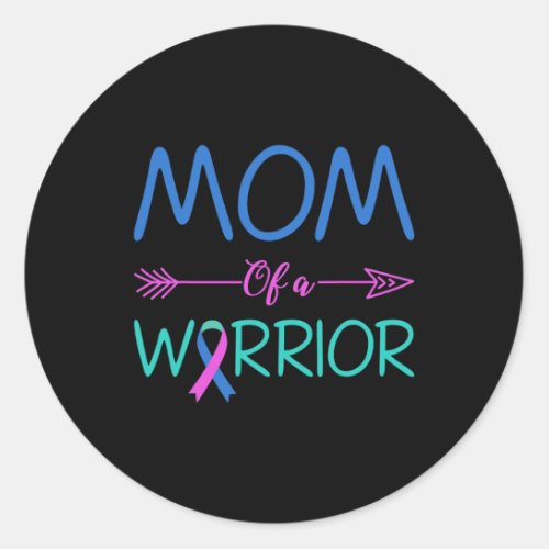 Of A Warrior Thyroid Cancer Awareness  Classic Round Sticker