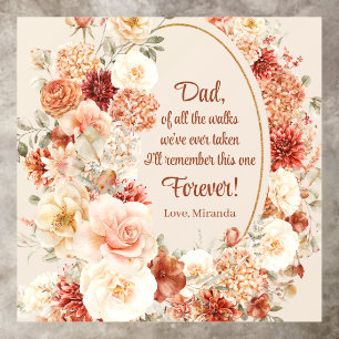 Of all the walks we’ve ever taken floral wedding floor decals