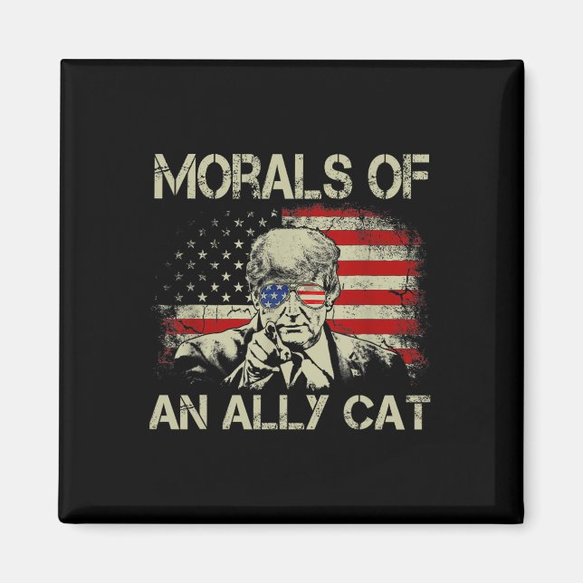 Of An Ally Cat Funny Trump 2024  Magnet (Front)