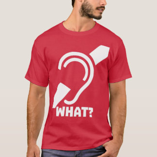 of ASL or American Sign Language Design T-Shirt