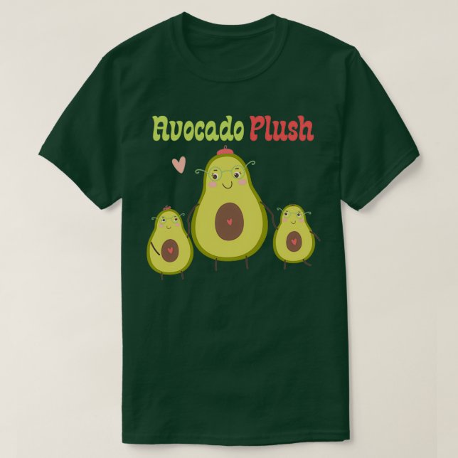 of Avocado Plush T-Shirt (Design Front)