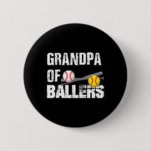Of Ballers Funny Baseball Softball Fathers Day Gif Button