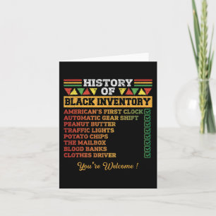 Of Black Inventors Black Educators History Month  Card
