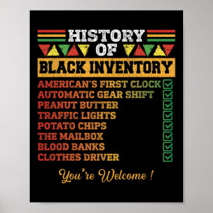 Of Black Inventors Black Educators History Month  Poster
