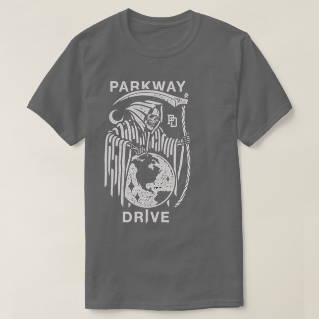 of Bluey Dad Cant Parkway Drive Digital Drawing Ar T-Shirt (Design Front)