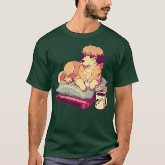 of Books And Coffee And Dogs And Social Justice ts T-Shirt