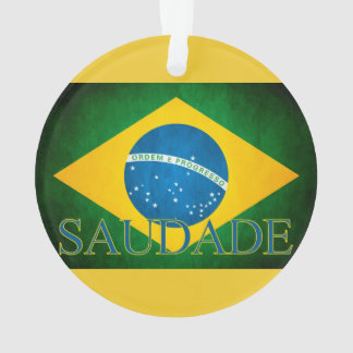 Of Brazil Homesickness of the flag Ornament