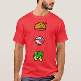 of Chicken Rice Broccoli 1  T-Shirt