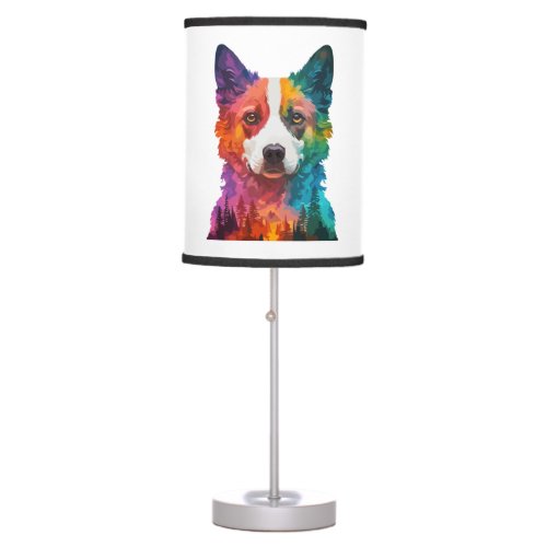 of Colorful dog Table Lamp