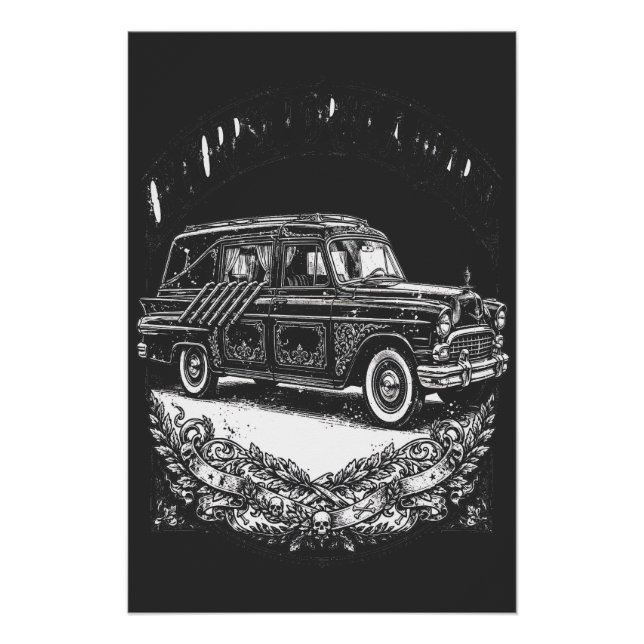Of Corpse I'm Ready — Hearse Poster (Front)